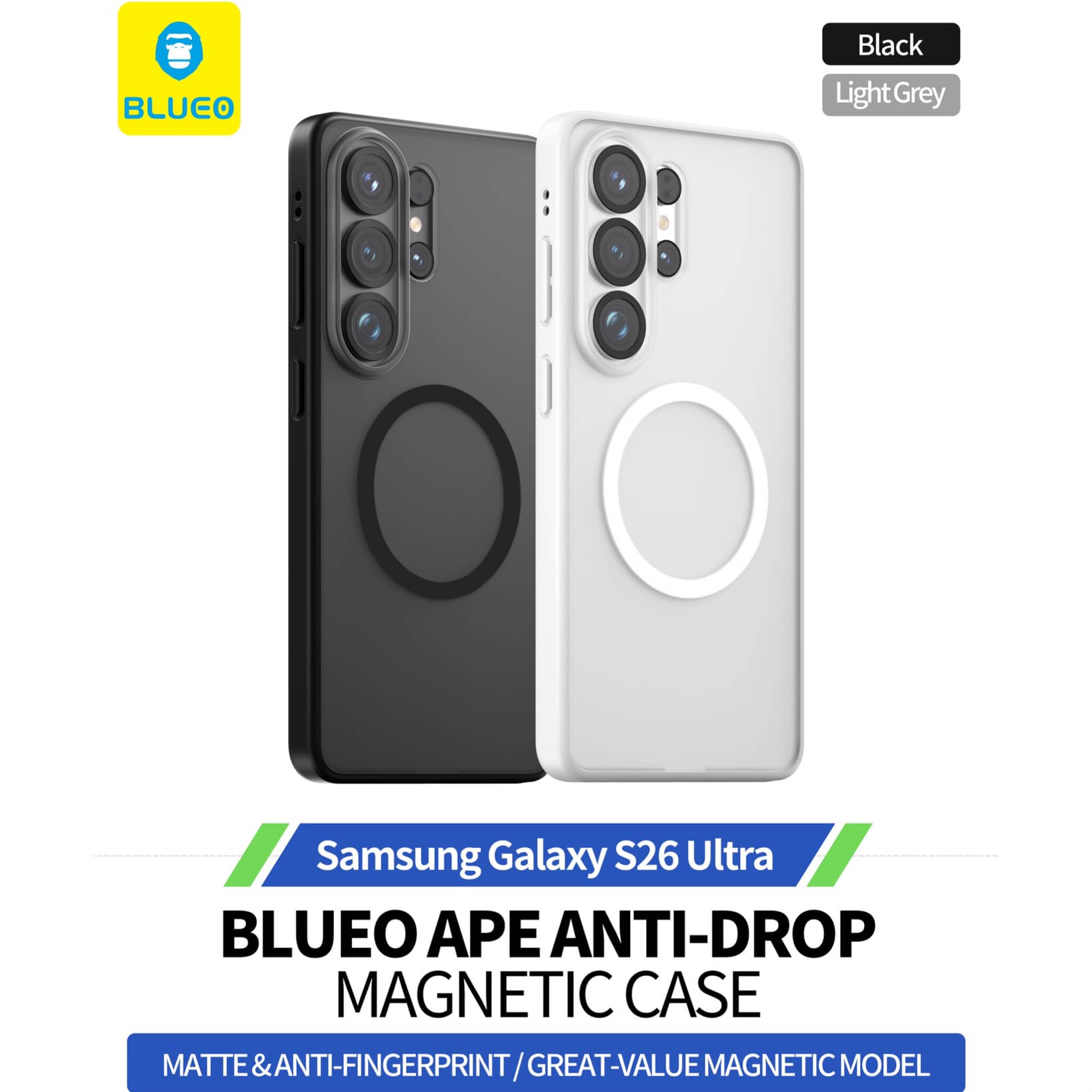 قاب بلو Blueo Ape Legend Anti-Drop Phone Case With Magnetic Samsung  با مگ سیف